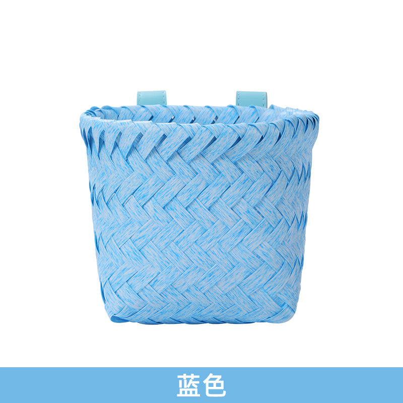 Women's Woven Storage Basket with Handles Bowlift