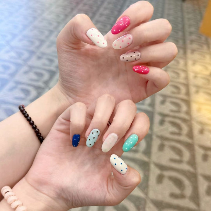 Artistic Press-On Nail Enhancements Bowlift