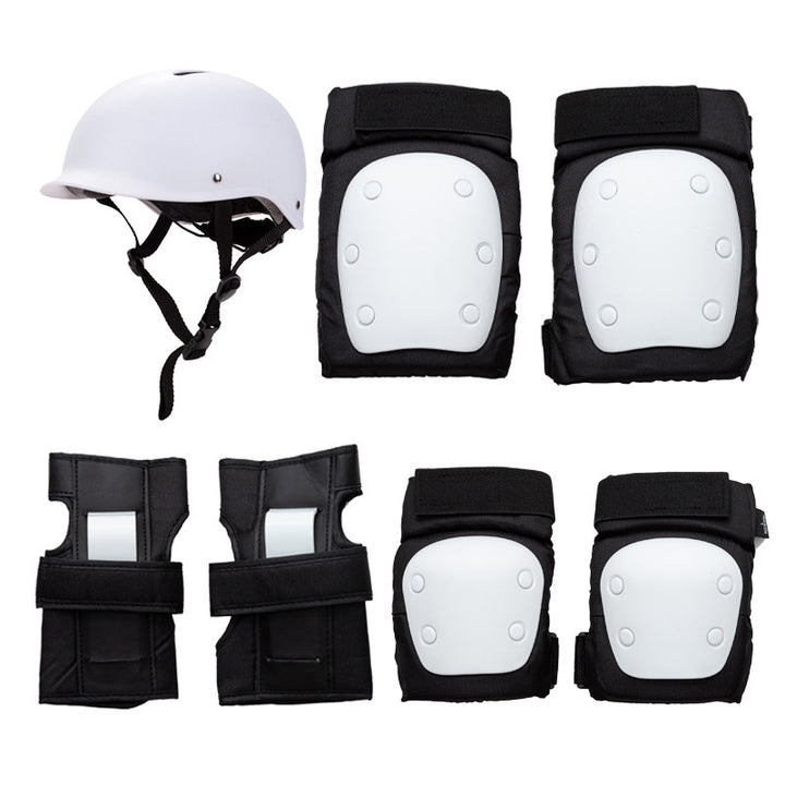 Multi-Sport Protective Gear Set with Safety Helmet Bowlift