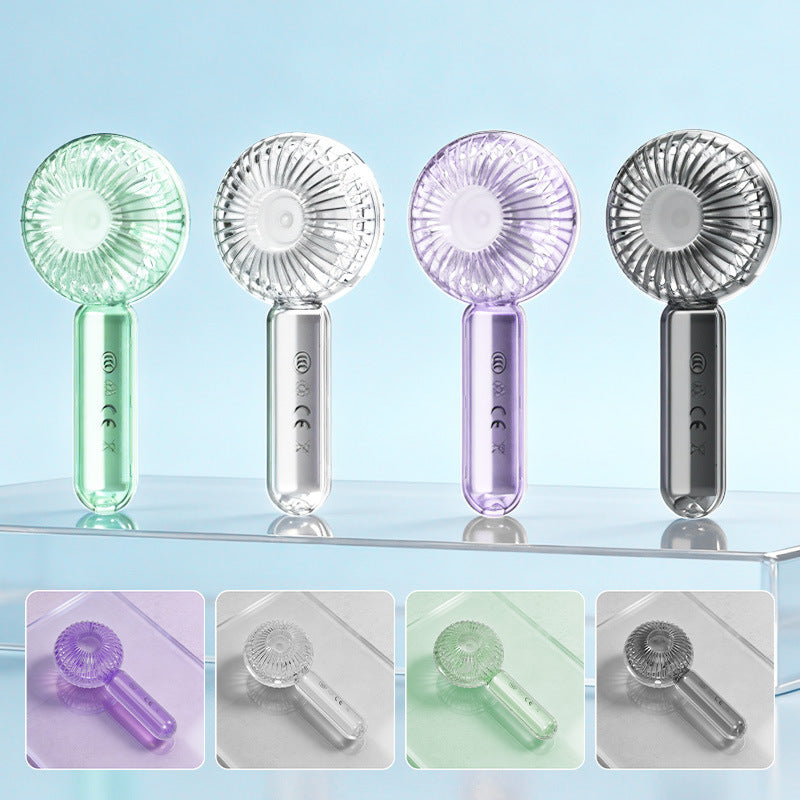 Women Portable Handheld Fan with USB Charging Function and Powerful Motor Bowlift