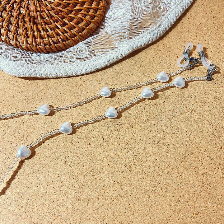 Jewelry holder chain with beads Bowlift