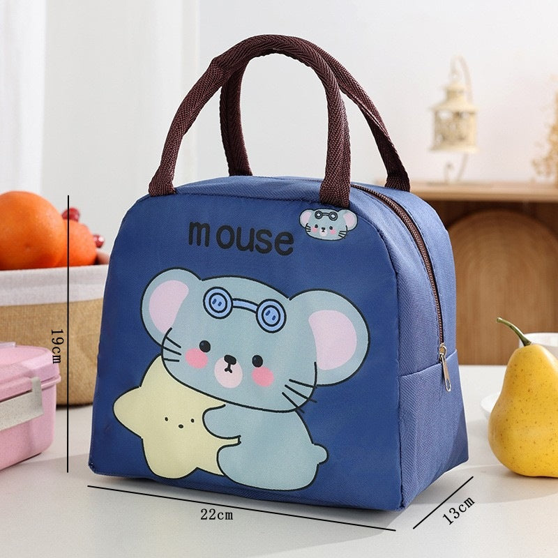 Cute Cat-Themed Insulated Lunch Bag Bowlift