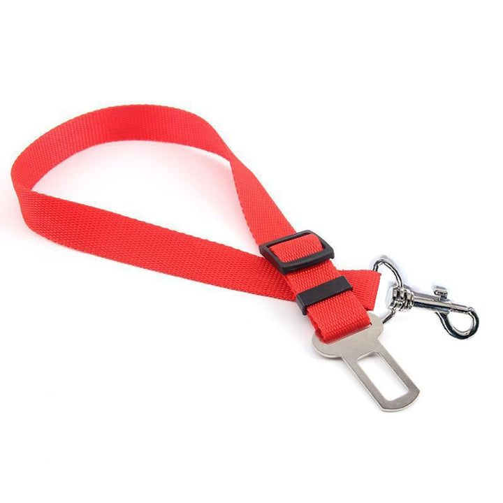 Adjustable Vehicle Dog Seatbelt Tether with Swivel Clip Bowlift