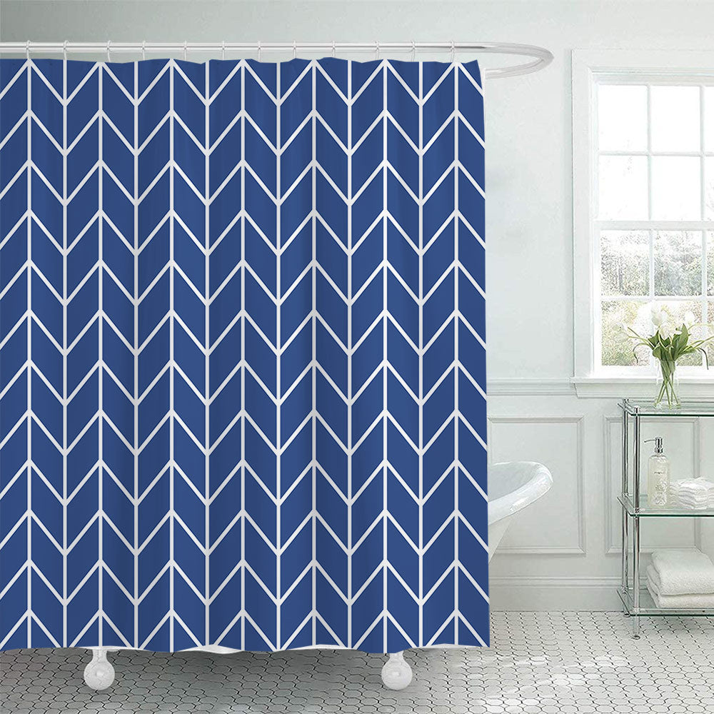 Modern Geometric Shower Curtain Bowlift