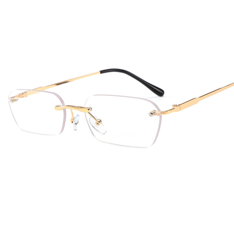 Women's fashionable rectangular sunglasses with luxurious metal frame Bowlift