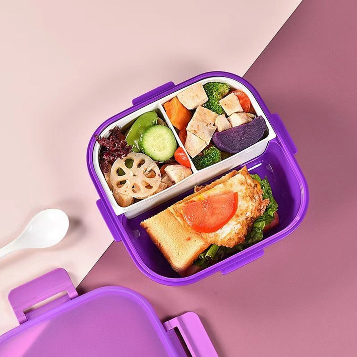 Eco-Friendly Dual-Compartment Lunch Box