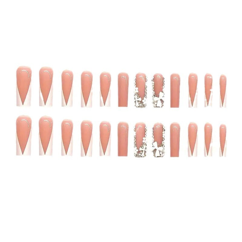Glamorous Long Stiletto Press-On Nail Set Bowlift