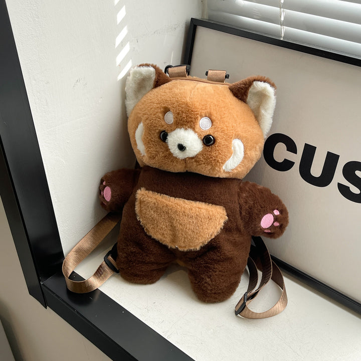 Plush backpack with cute animal design Bowlift