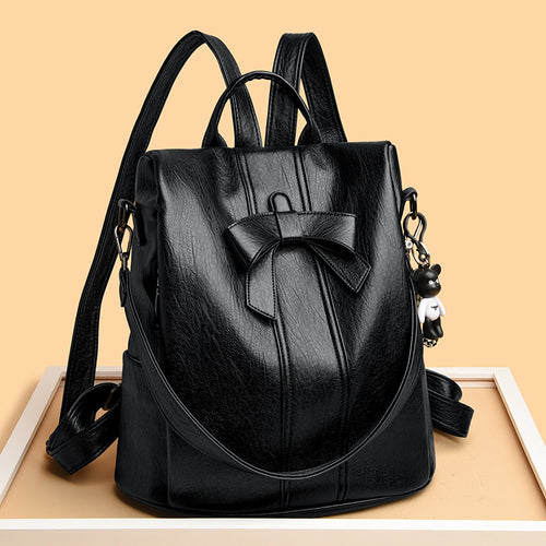 Stylish Bow-Accented Backpack Bowlift