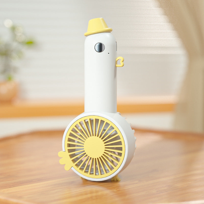 Unisex Portable Animal Design Mini Fan Bowlift