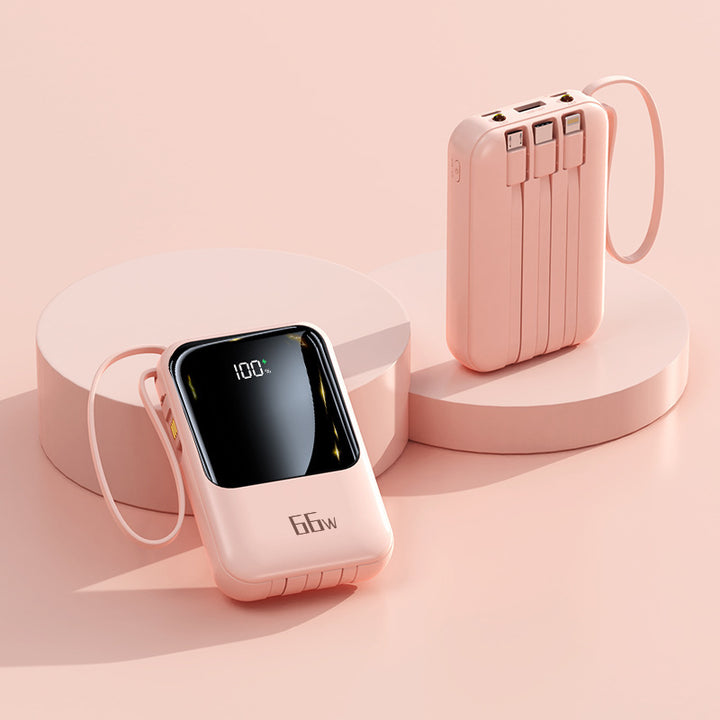 Portable power bank with fast charging function and digital display Bowlift