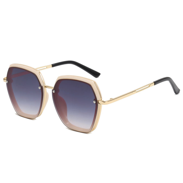Women's fashionable sunglasses in trendy hexagon design Bowlift