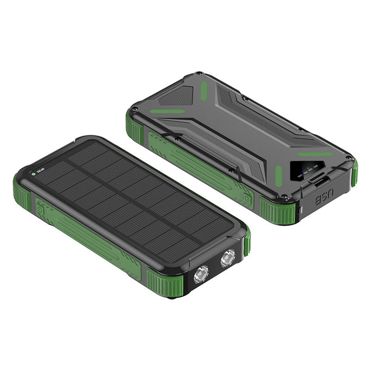Solar Powerbank with LED Light Bowlift