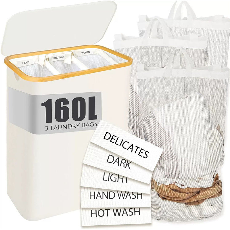 Laundry basket with compartments Bowlift