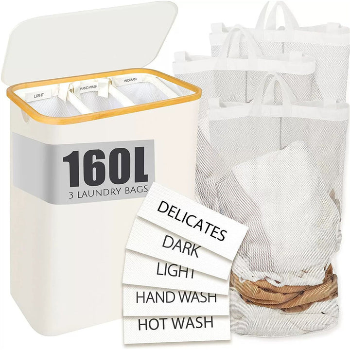 Laundry basket with compartments Bowlift