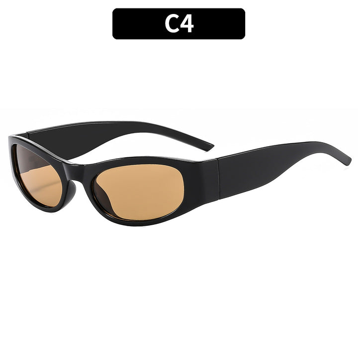 Fashion-Forward Sleek Cat-Eye Sunglasses