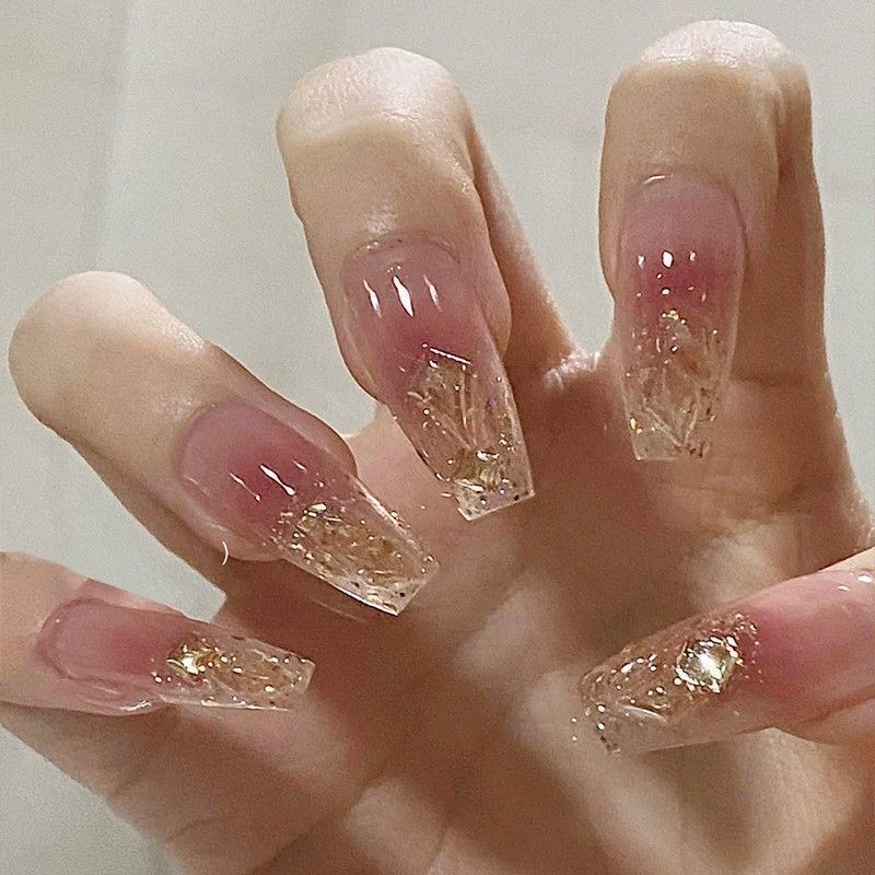 Premium Decorative Gel Press-On Nail Set Bowlift