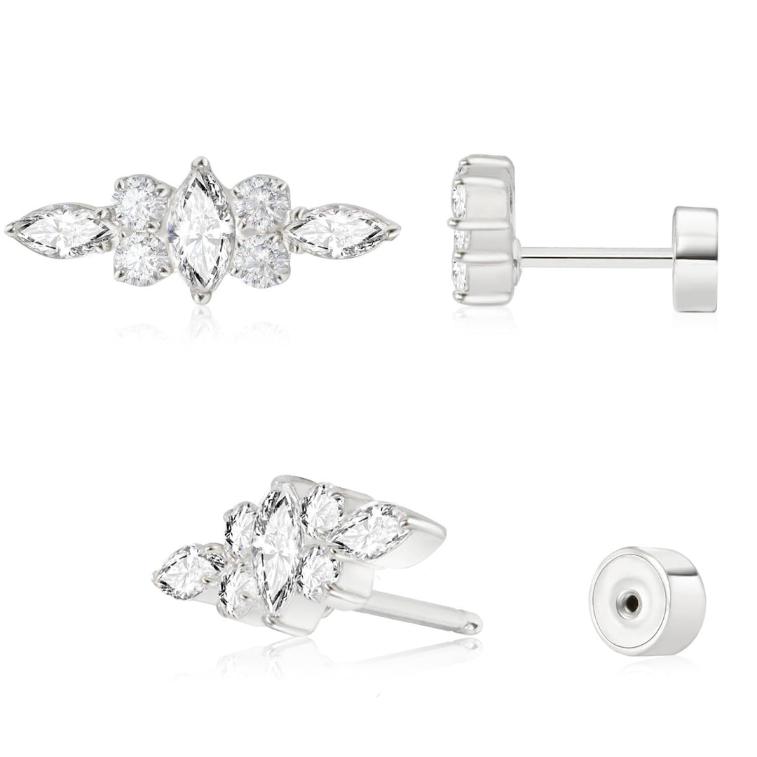 Ear studs with flat back | Bowlift