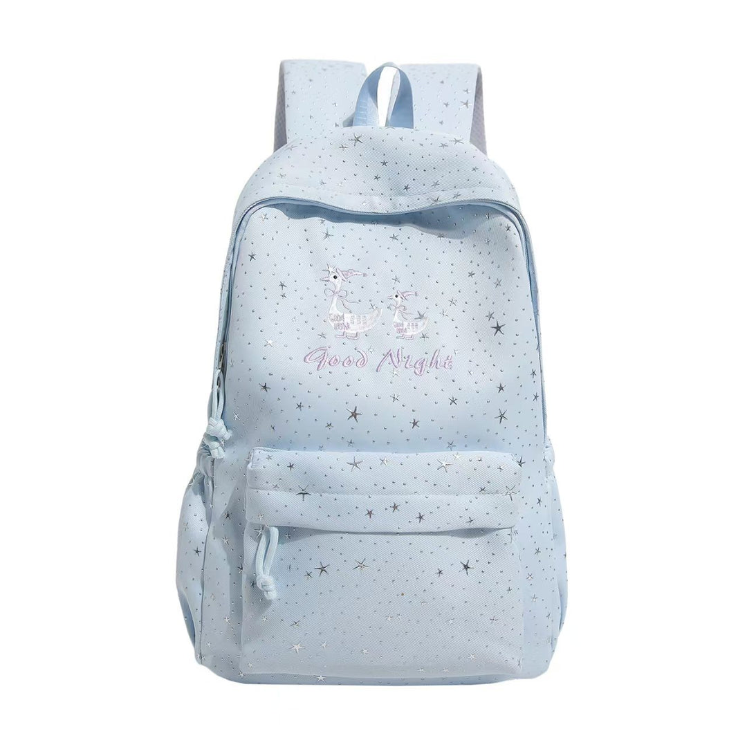 Starry-Themed Student Backpack Bowlift