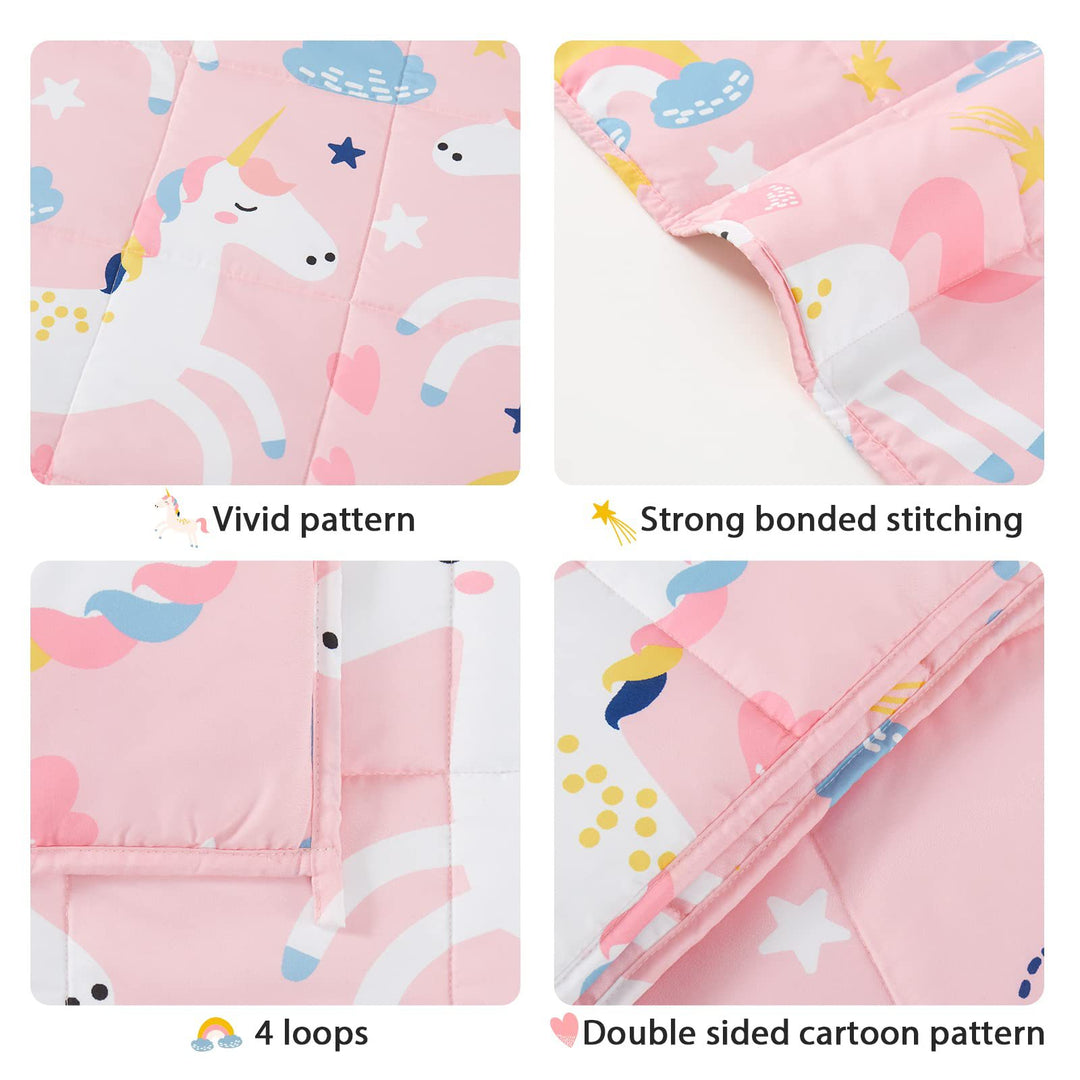 Child's blanket with colorful dinosaur motif Bowlift