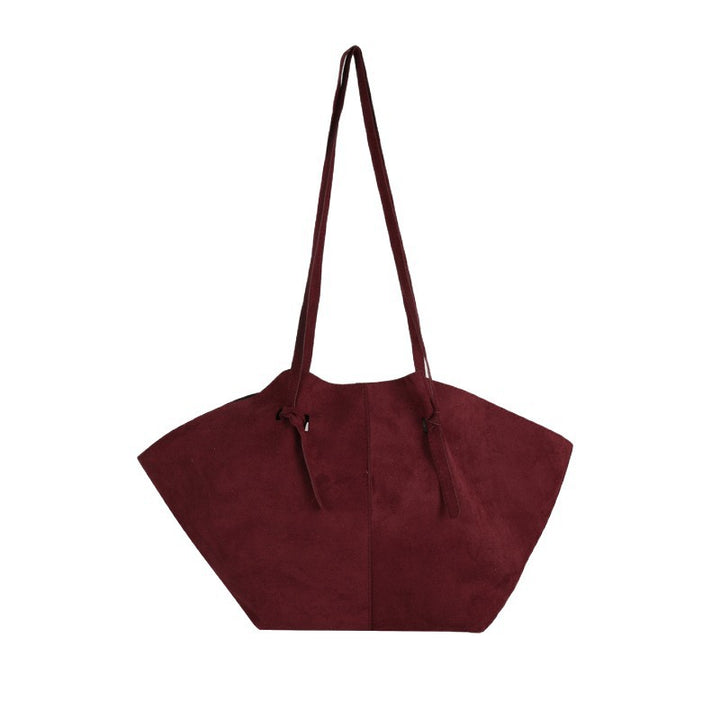 Suede Oversized Tote Bag Bowlift