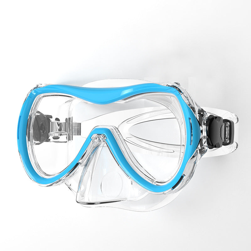 Diving mask with ergonomic design Bowlift
