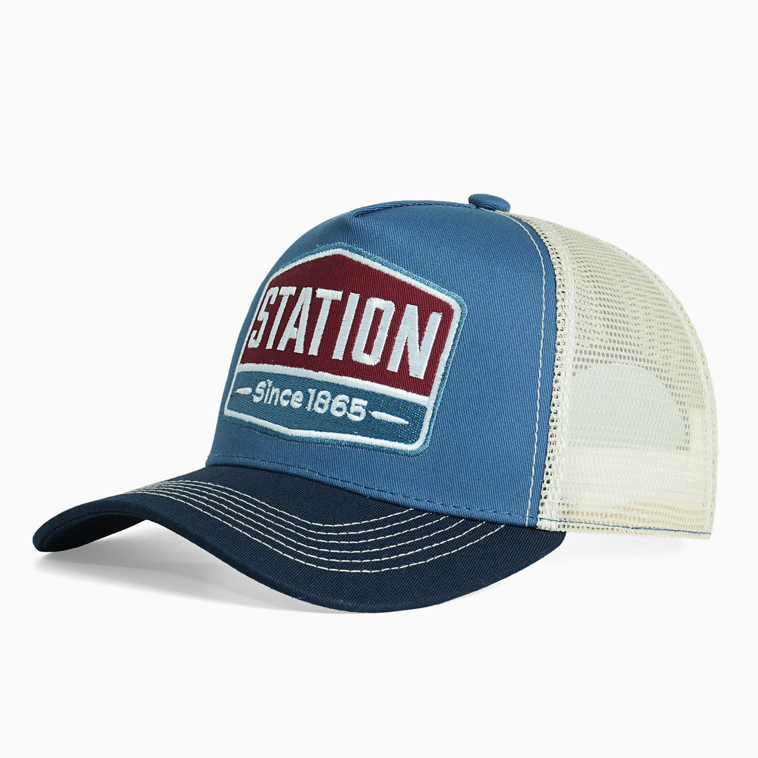 Women Breathable Trucker Cap with Vintage Design Bowlift