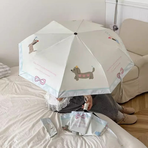 Women's compact umbrella in creative design Bowlift