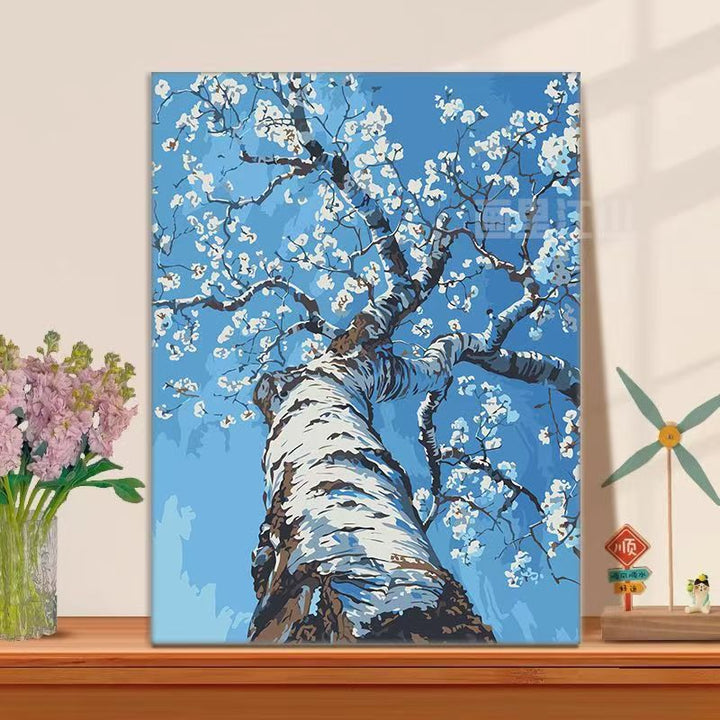 Floral Tree Illustration Canvas Art Bowlift