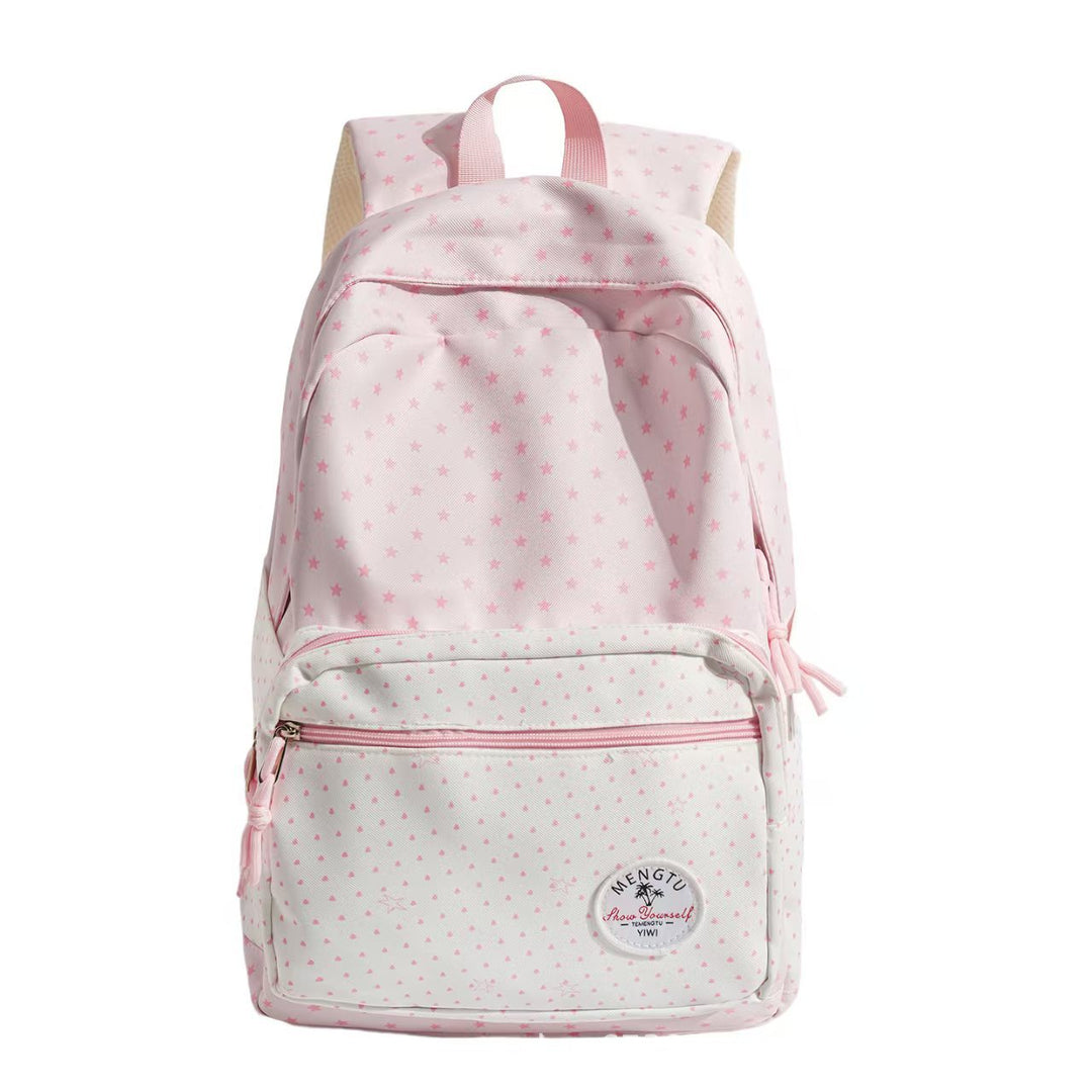 Children's Star Patterned Backpack Bowlift