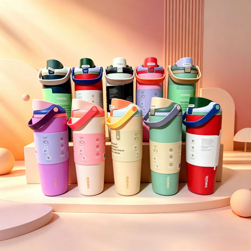 Unisex drink tumbler with integrated straw and leak-proof design Bowlift