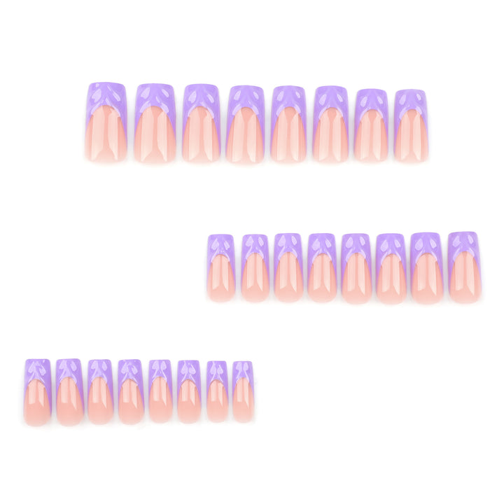 Artificial Nail Extensions with Elegant Gradient Bowlift