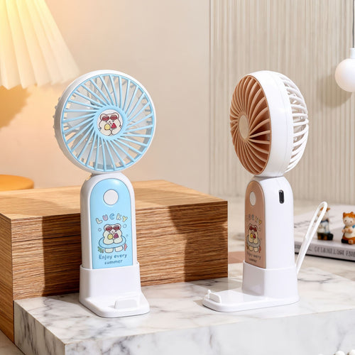 Women Portable Handheld Fan with Cute Design Bowlift