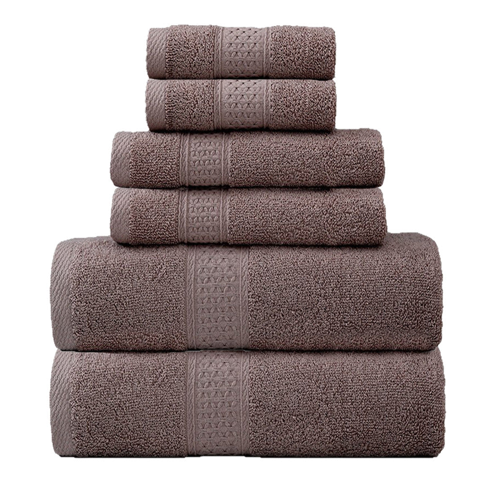 Terry Towel Set with Elegant Border Bowlift
