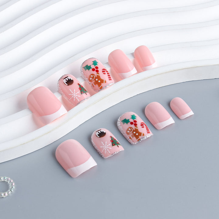 Decorative Holiday-Themed Nail Art Set Bowlift