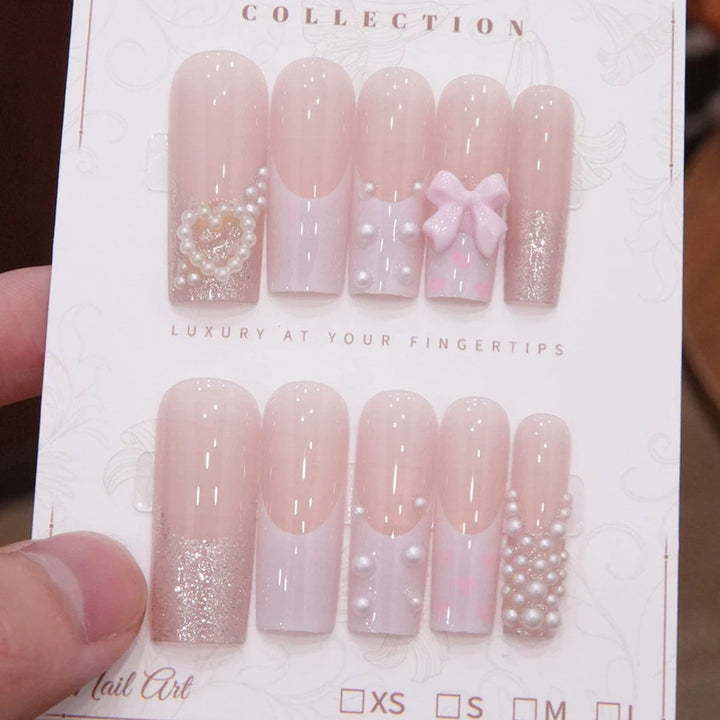 Luxury Decorative Press-On Nail Art
