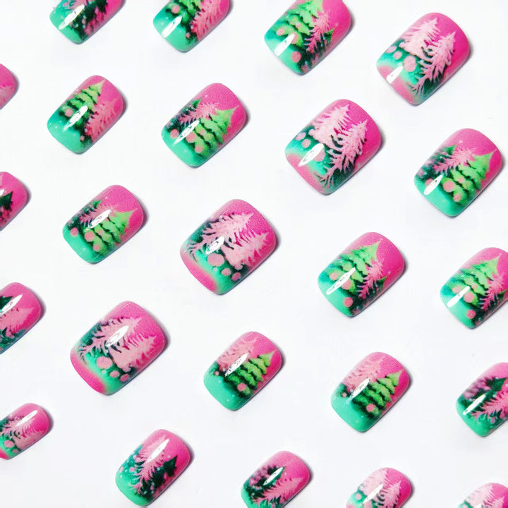 Seasonal Tree-Themed Nail Art Bowlift