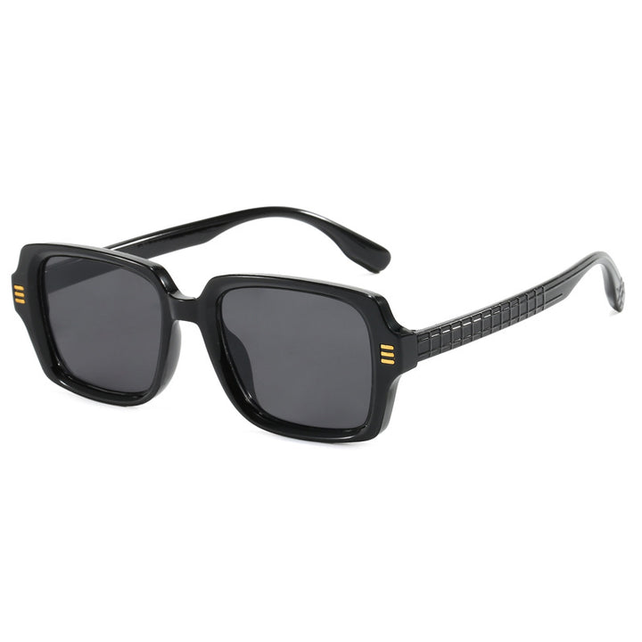 Women's fashionable square sunglasses with textured frame Bowlift