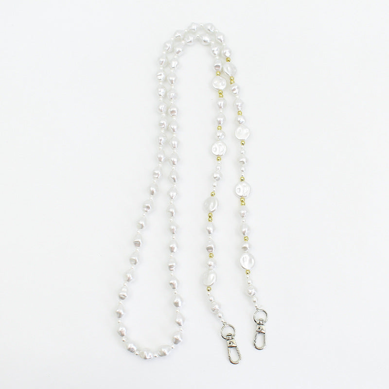 Pearl-Embellished Eyewear Chain Bowlift