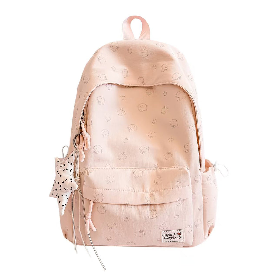 Cute Character Print Backpack Bowlift