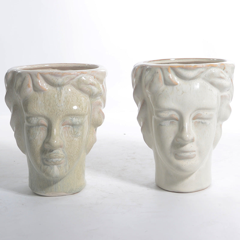 Artistic Ceramic Planter Bowlift