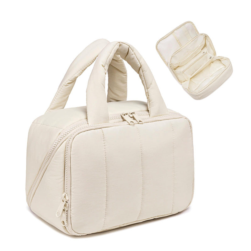 Cosmetic organizer bag with removable inner compartments Bowlift