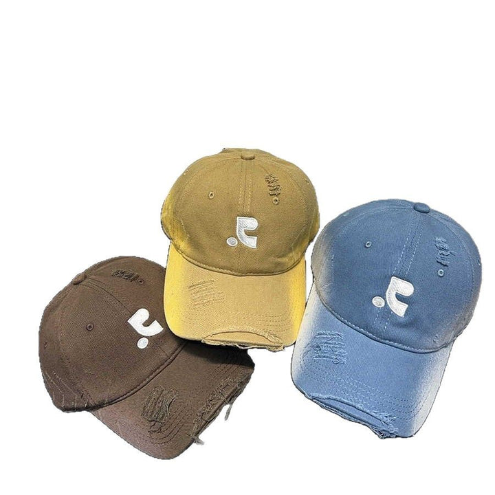 Men's Distressed Vintage Baseball Cap Bowlift