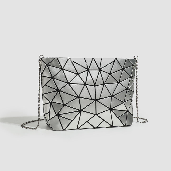 Geometric Patterned Evening Clutch