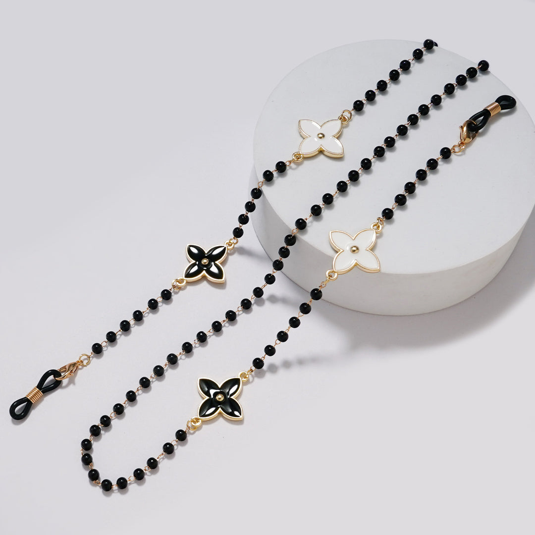 Floral Beaded Eyewear Chain Bowlift