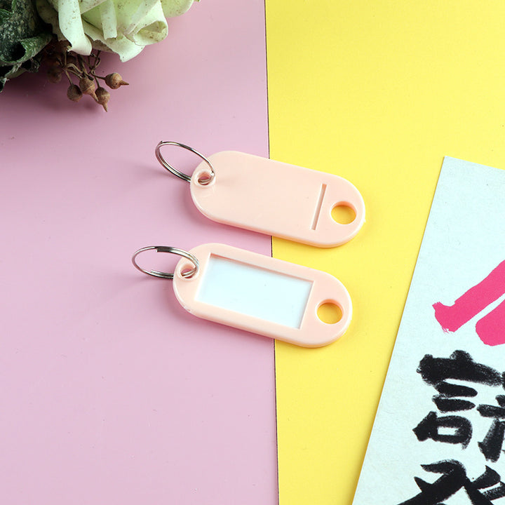 Unisex Multifunctional Label Tags with Transparent Window Bowlift