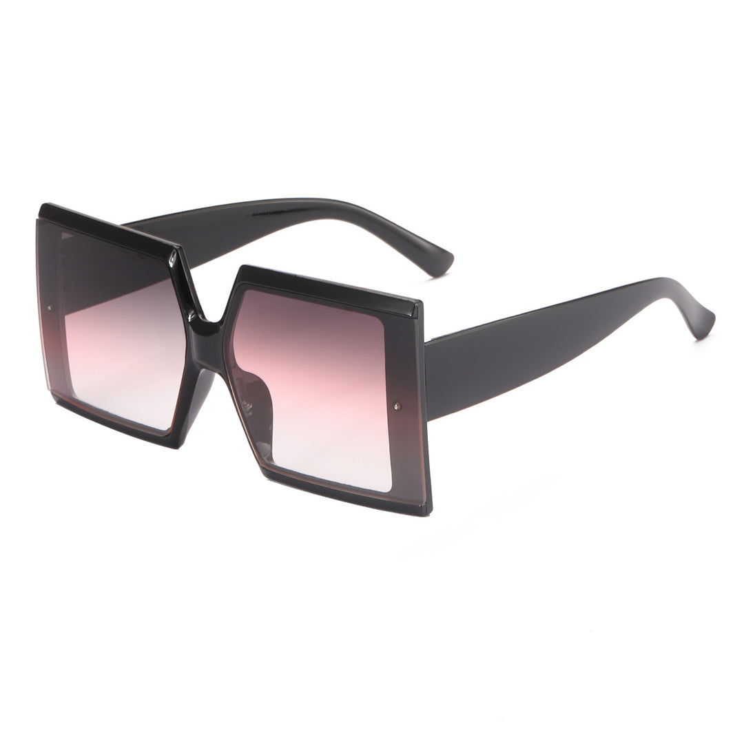 Ladies oversized sunglasses with trendy leopard print Bowlift