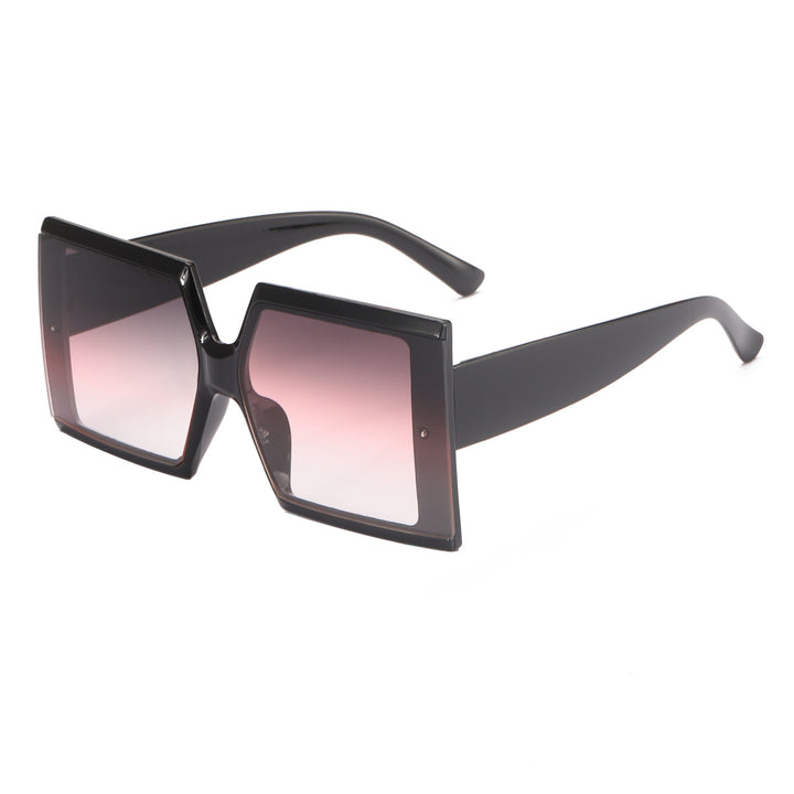 Ladies oversized sunglasses with trendy leopard print Bowlift
