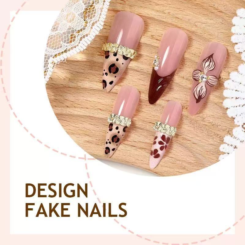 Elaborate Stiletto Nail Art Extensions Bowlift