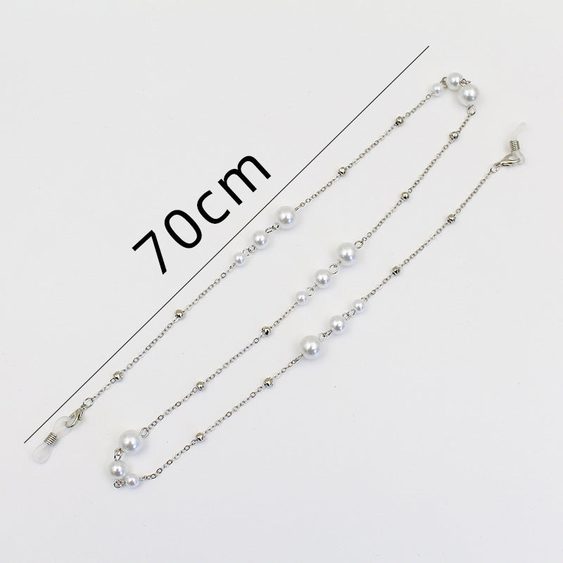 Elegant Pearl Eyewear Chain Bowlift